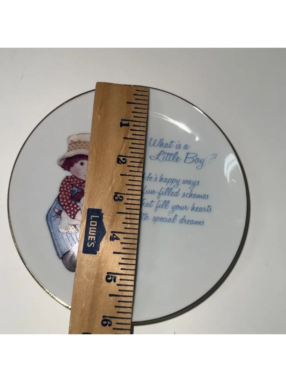 Vintage 1978 Lasting Memories What Is A Little Boy Porcelain Collector Plate 6